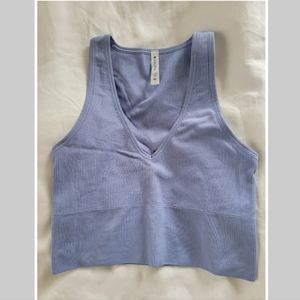 Athleta Aurora Crop Rib Tank